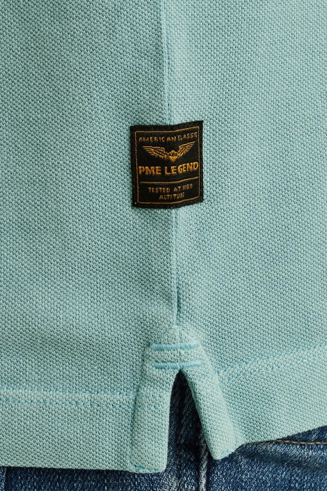 PME legend short sleeve polo garment dyed piq